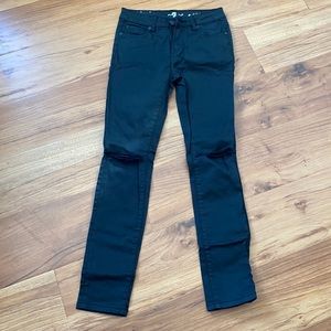 7FAM girls black jeans